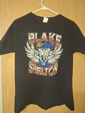 Blake Shelton Tour Tee with Winged Skull Design